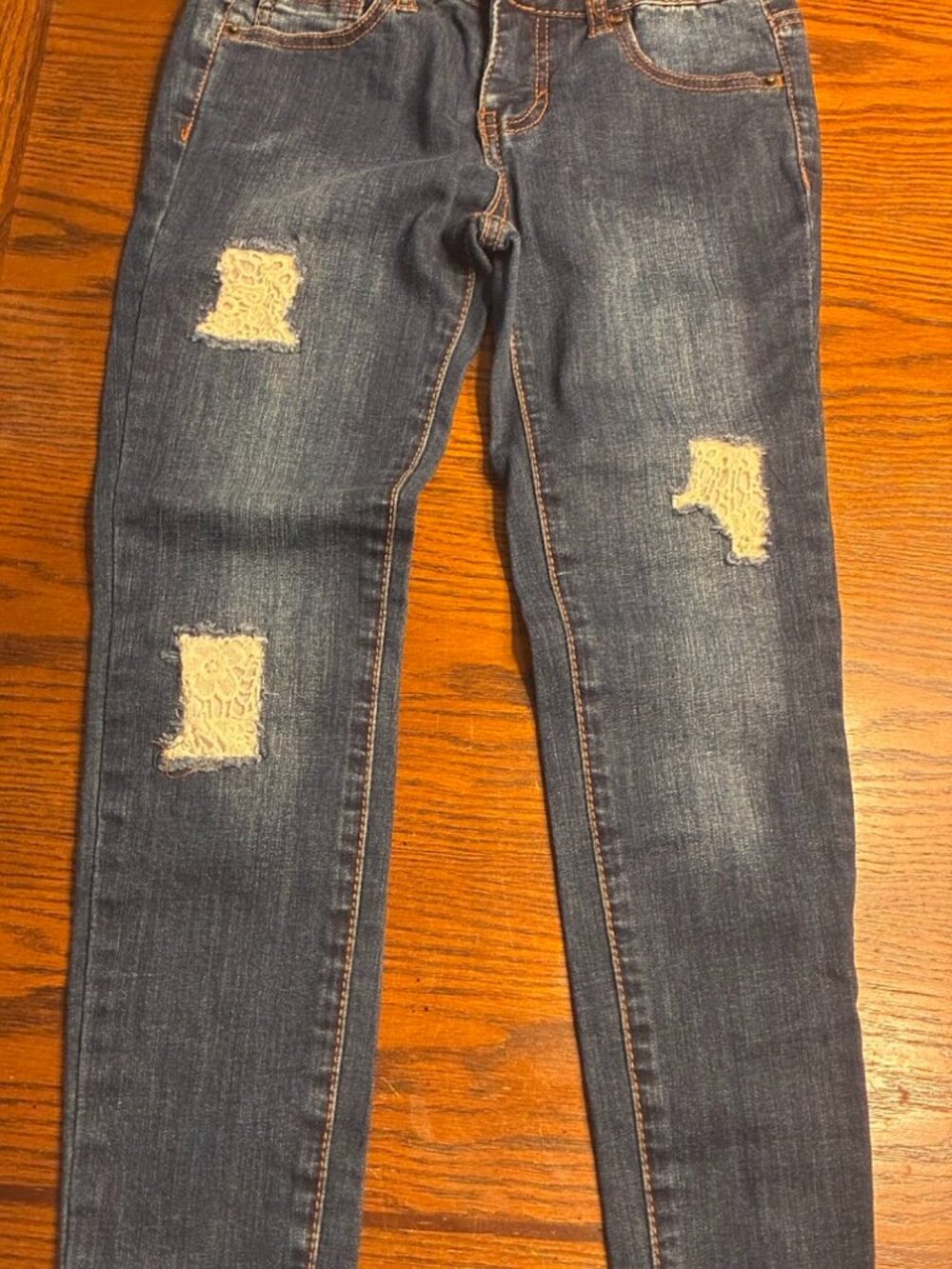 Cat and Jack Blue Denim Jeggings - Girls Size 8 - Never Worn